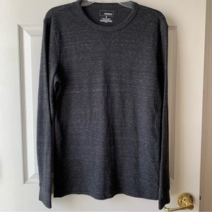 Sonoma dark gray long sleeve thermal shirt size small